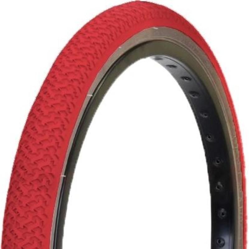 Kenda K55 BMX Tyre 20 x 1.75” Red/Skin Wall