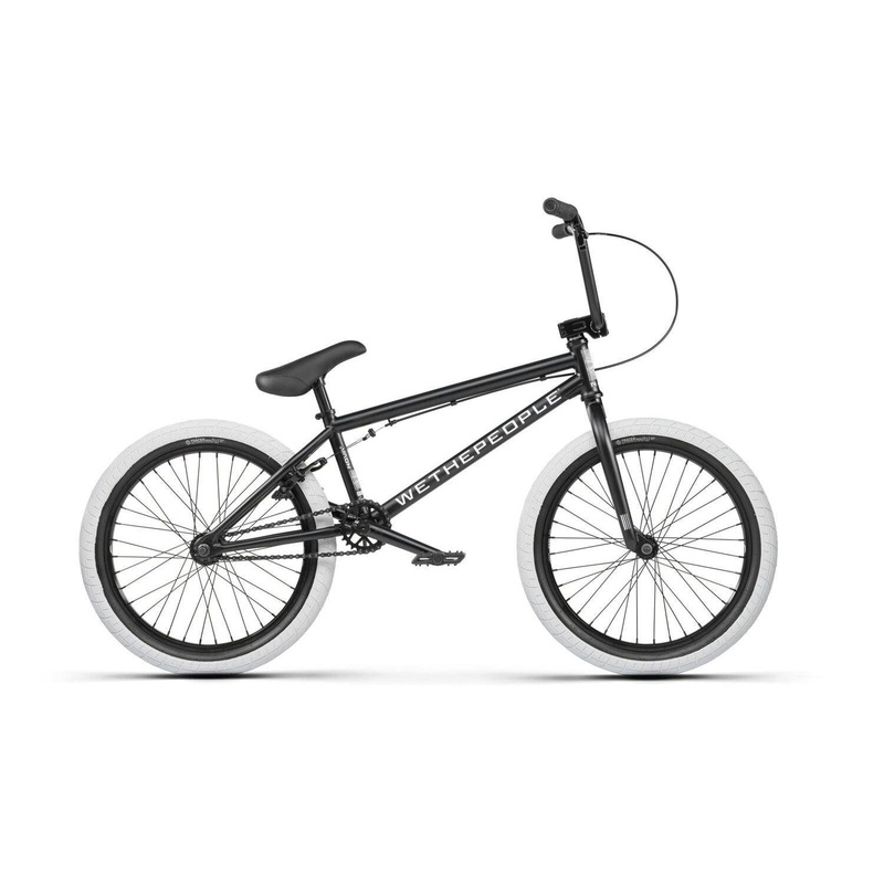WTP Nova 20” BMX Bike Matt Black/White Tyre