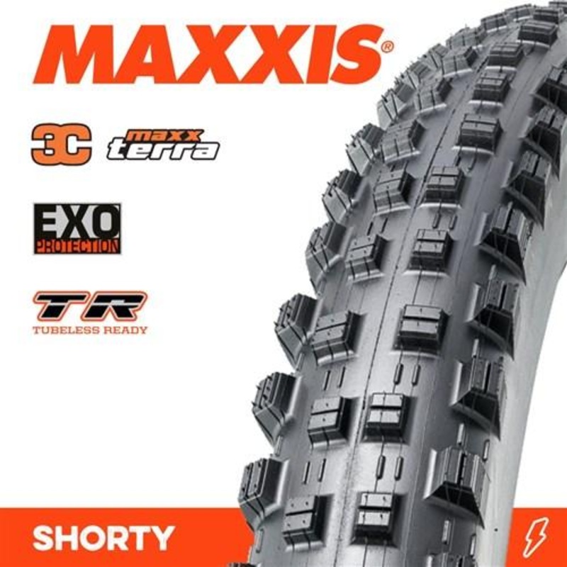 Maxxis Shorty TLR Folding MTB Tyre 60TPI 29 x 2.40”