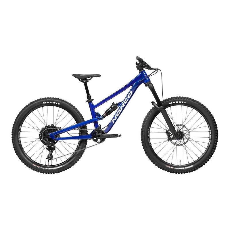 Norco Fluid FS 4.1 24” Kids Trail Bike Blue/Chrome