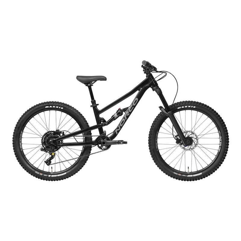Norco Fluid FS 4.2 24” Kids Trail Bike Black/Charcoal