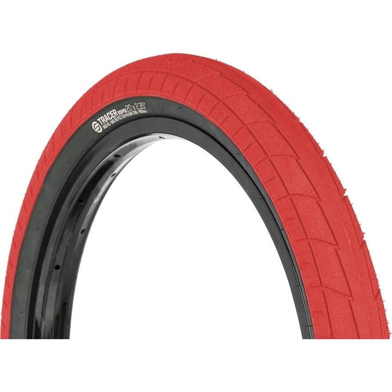 Salt Tracer BMX Tyre 20 x 2.35” Red/Black Wall