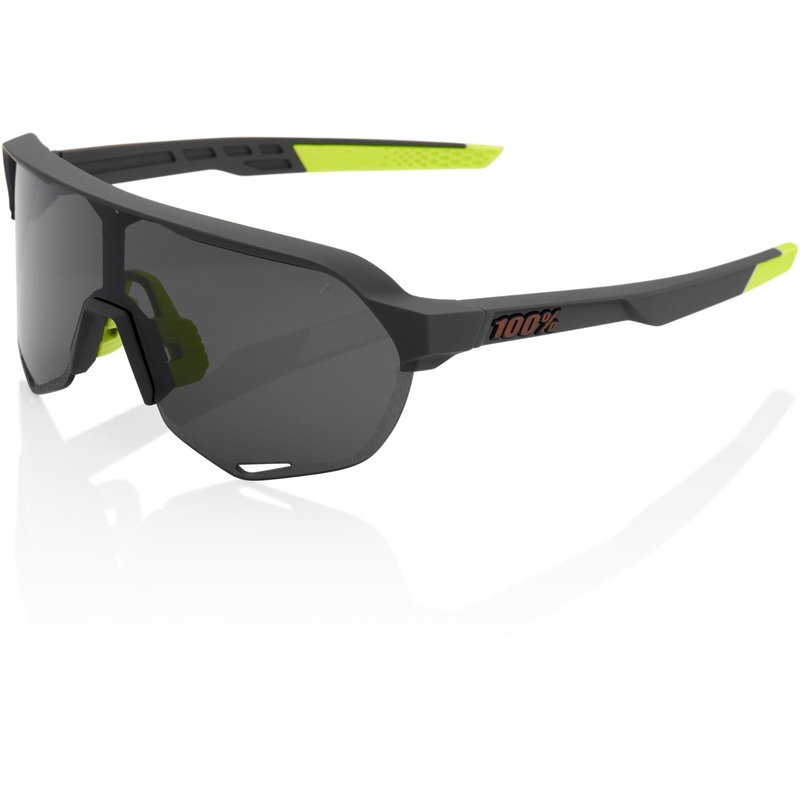 100% S2 Sunglasses Soft Tact Cool Grey – Smoke Lens