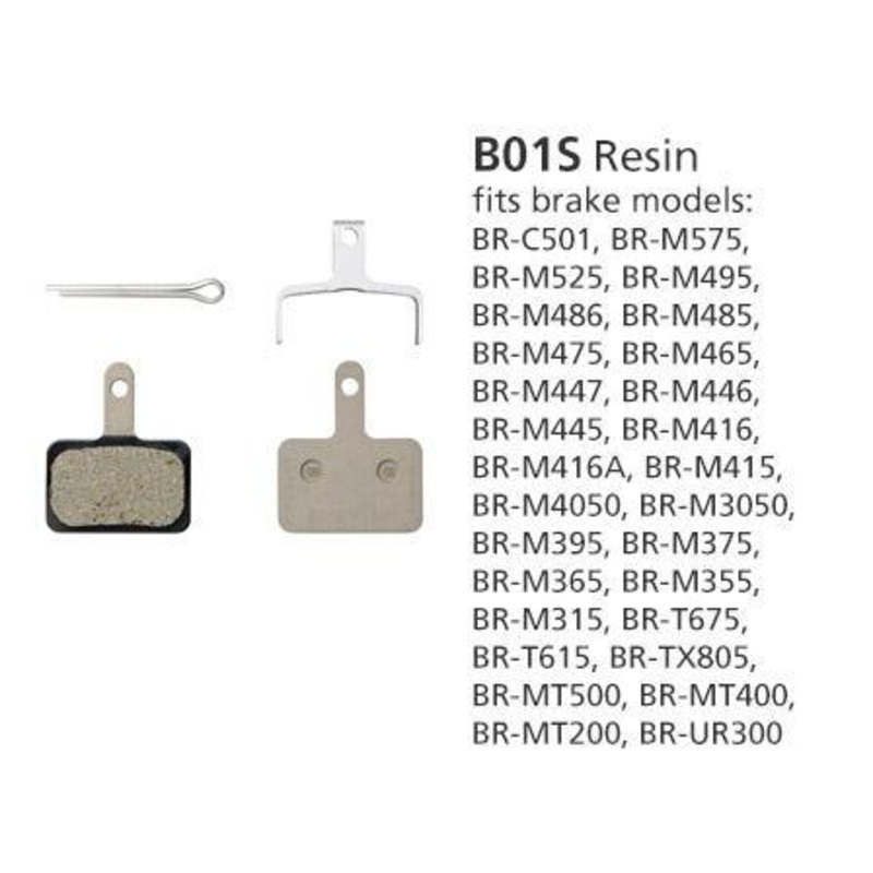 Shimano B01S Resin Pad & Spring Y8C998050