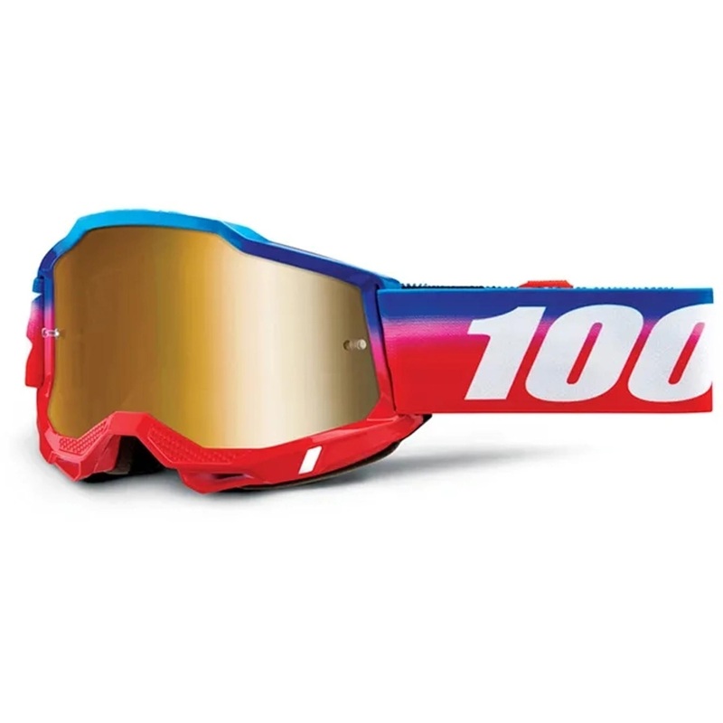 100% Accuri 2 Goggles Unity – True Gold Mirror Lens