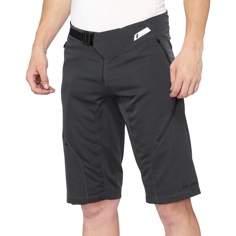 100% Airmatic Shorts Charcoal Size – 28