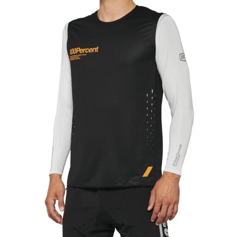 100% R-Core Concept Sleeveless Jersey Black SM