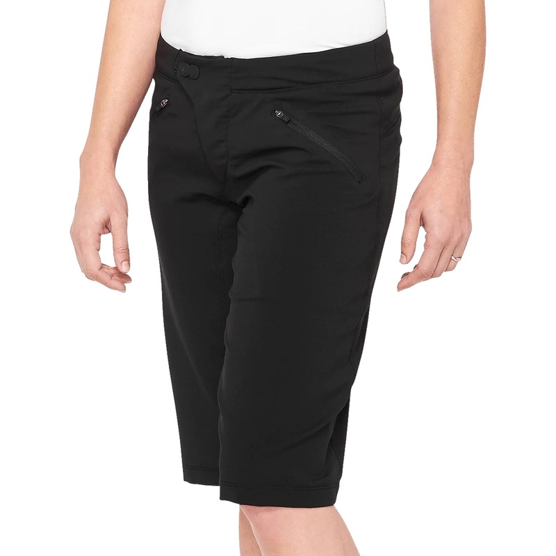 100% Ridecamp Womens Shorts Black SM