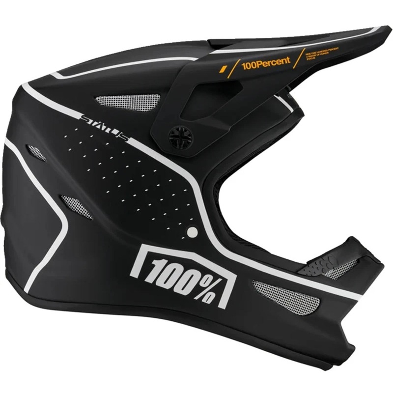 100% Status Youth Fullface Helmet Dreamflow Black SM