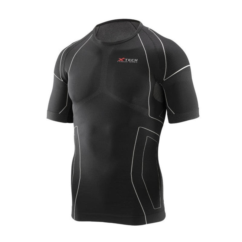 Short sleeve shirt Xtech Race 3 Black L/XL