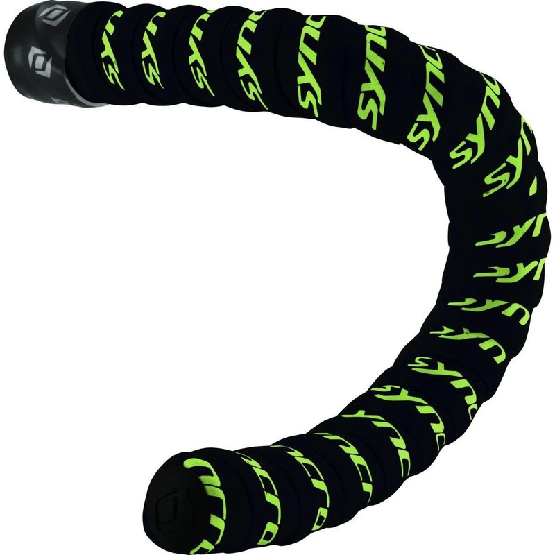 Syncros Premium Cork Gel handlebar tape Black/Neon Green