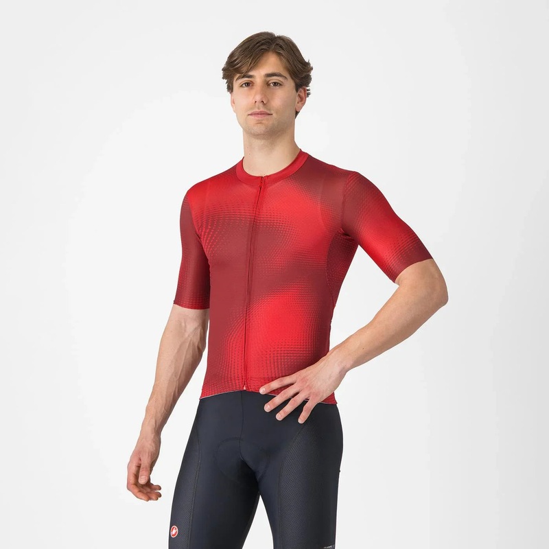 Castelli Vortice Jersey 2025 shirt Red/Rich Red S