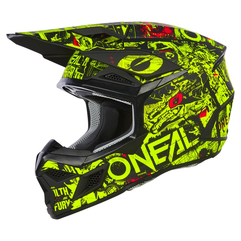 3Srs Attack child helmet Black/Neon Yellow L