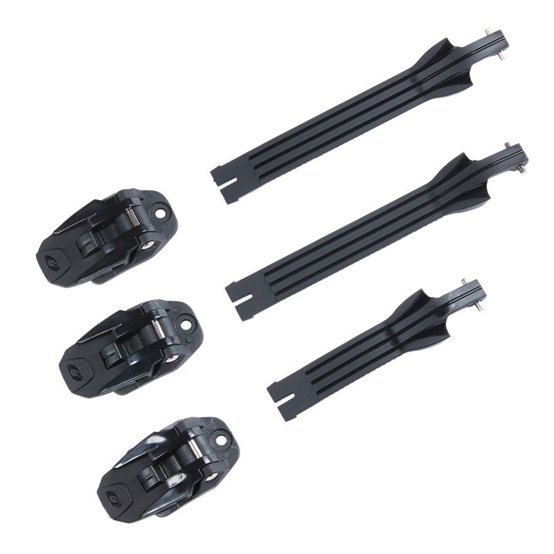 Complete kit of buckles and straps for boots as a child Rider Pro Black One size