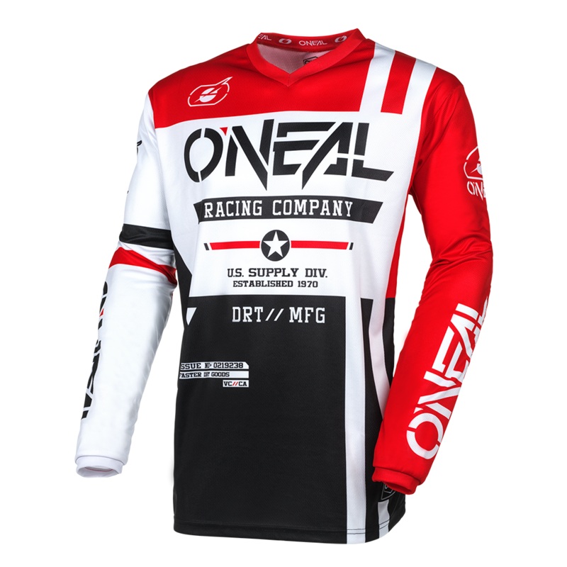 Element Warhawk shirt Black/White/Red S