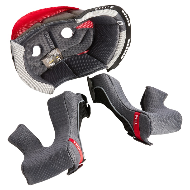 Line and spare spare jackets for 10srs helmet Black/Gray XS