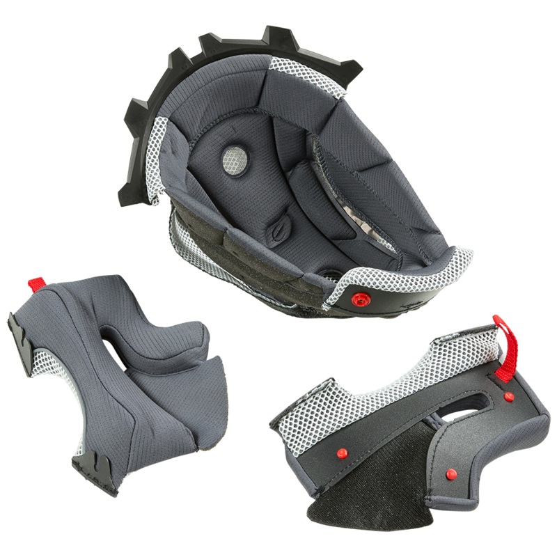 Line and spare spare jackets for 3Srs helmet Black/Gray XS