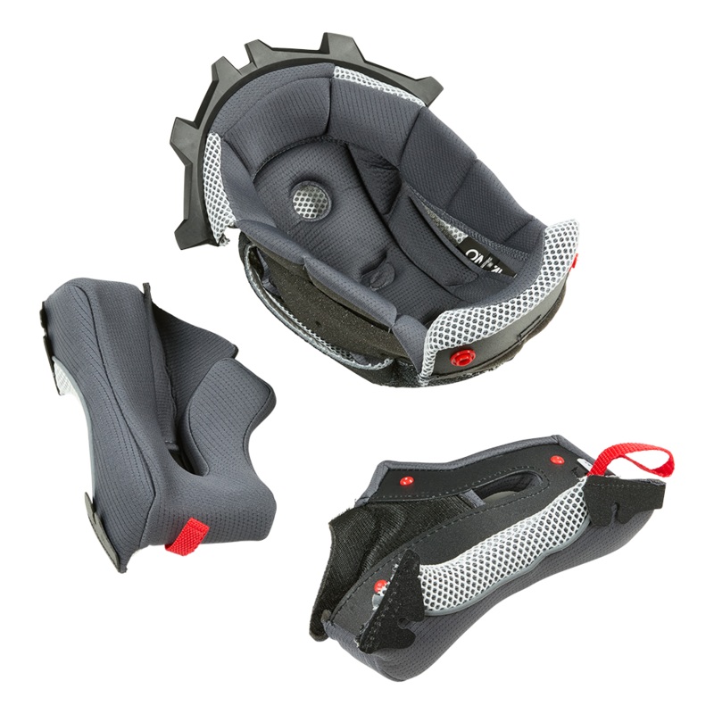 Lying and spare spare jackets for 3SR helmet as a child Black/Gray M
