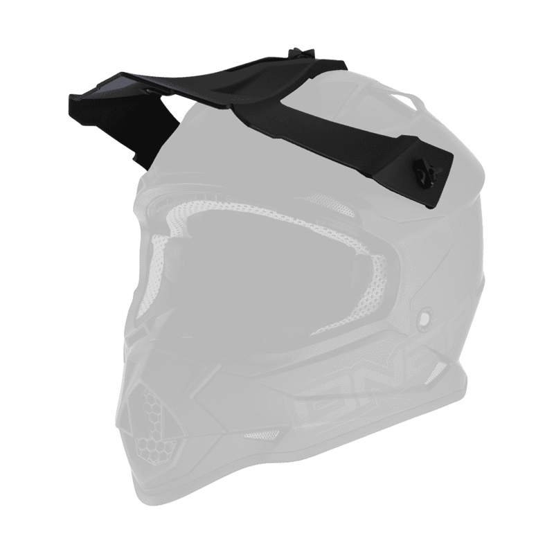 Spare visor for 2Srs flat helmet Black One size