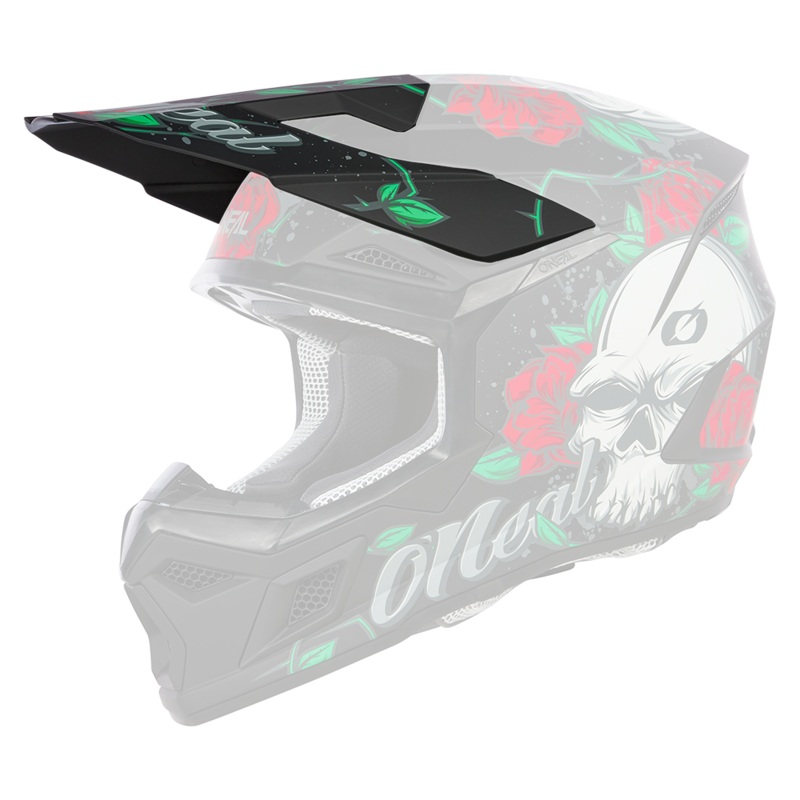 Spare visor for 3SRS MALANCIA helmet as a child Black/Multi One size