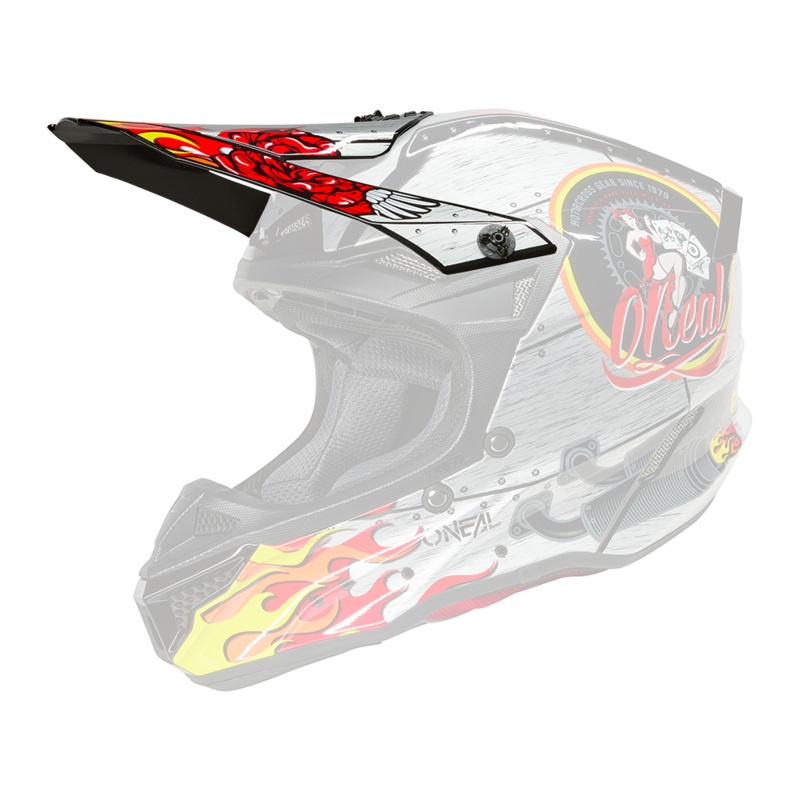 Spare visor for 5srs Polyacrylite HR helmet Multi One size