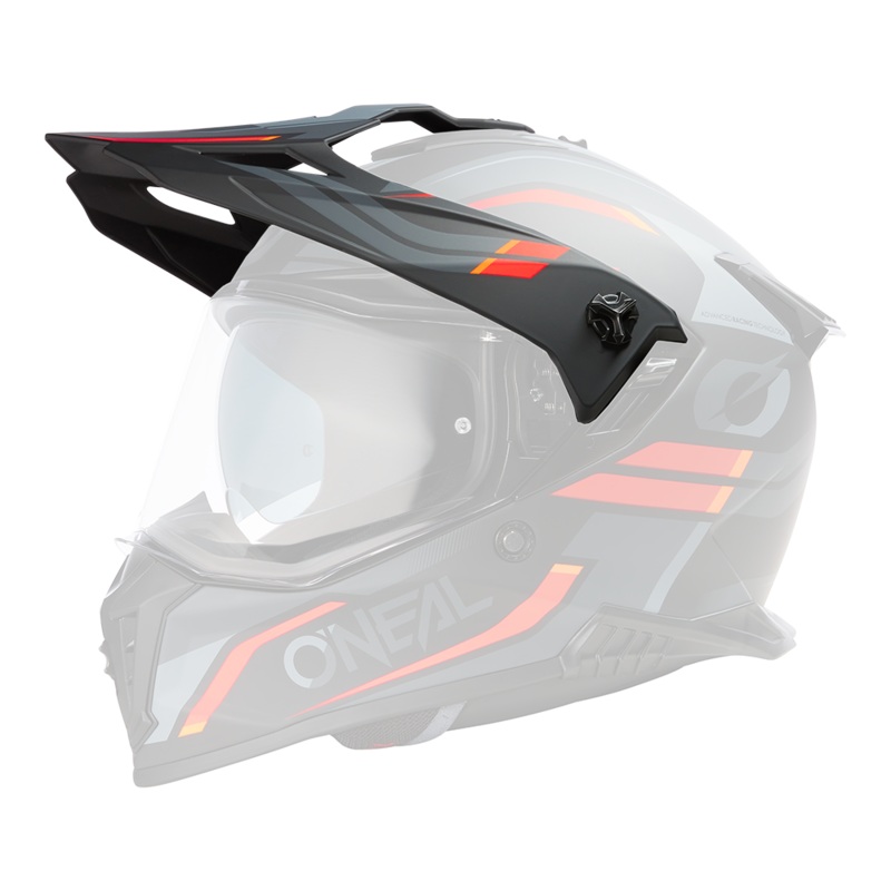 Spare visor for A-Srs Spike helmet Black/Gray/Red One size