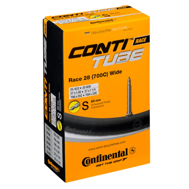 Continental Air Camera Conti Tube Race 28 Wide 700×25/32c 60mm