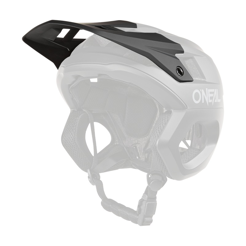 Spare visor for Trappers Solid helmet Black One size