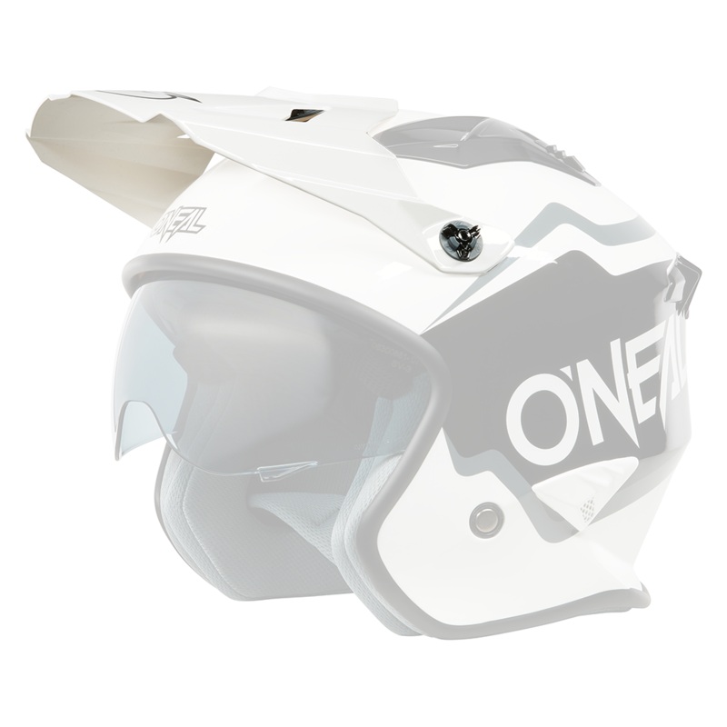 Spare visor for volt corp helmet White/Black One size