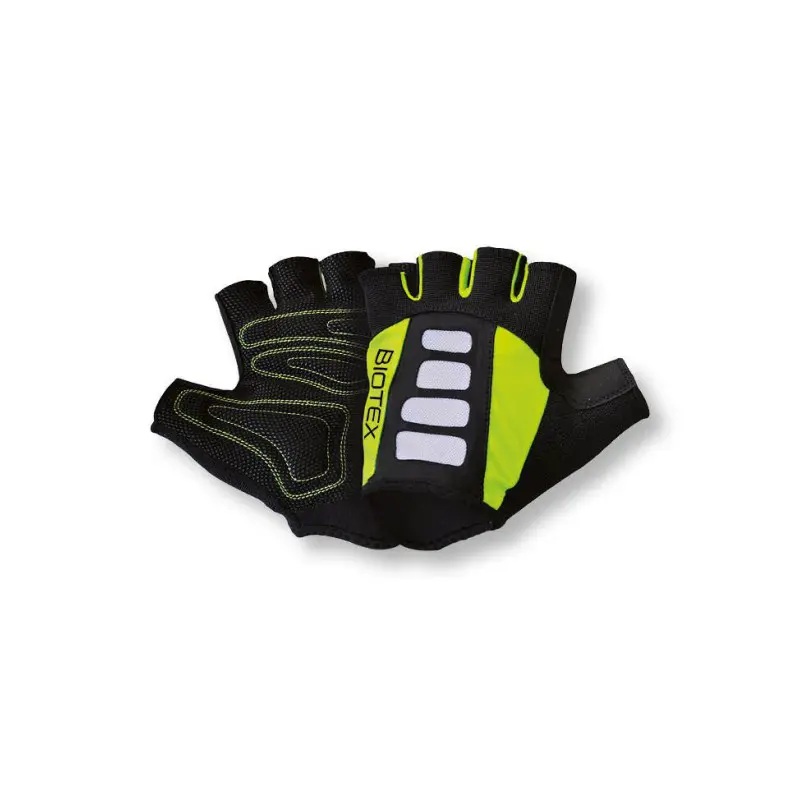 Biotex Mesh Race Gel Gloves Fluo yellow/black S