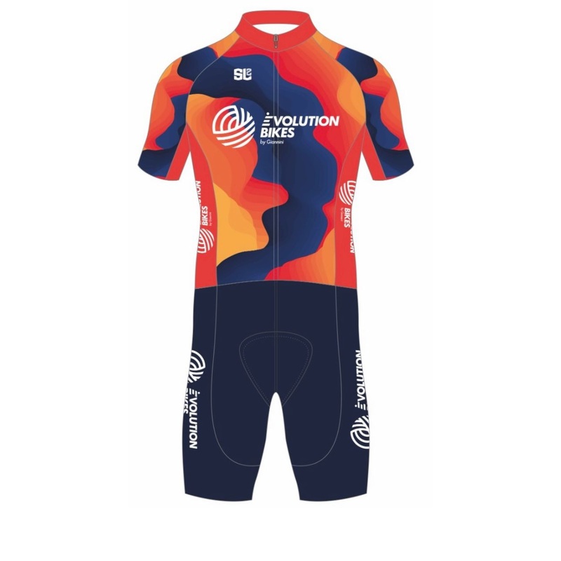 Evolution Bikes 2025 summer outfit Navy-Sfumatura blue S