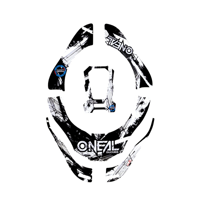 TRON SHOCKER Design Sticker Black/White One size