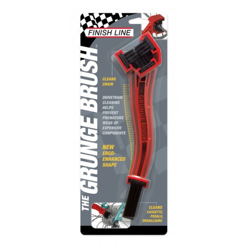 Finish line double grunge brush brush
