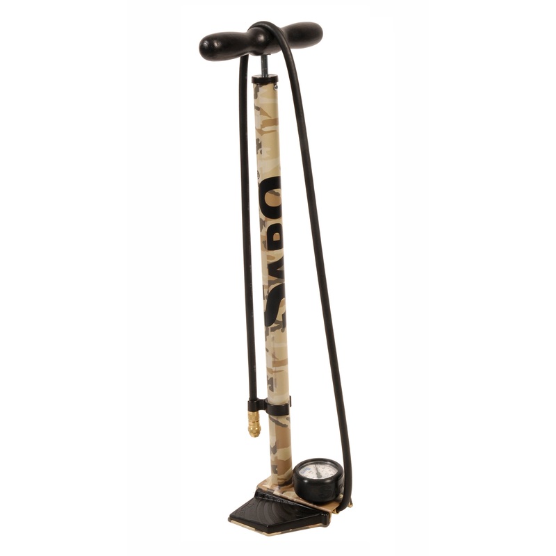 Flavary Floor Pump One C/Glover 63mm, Rubber Protection and Jet Special Edition Mimetic Effect C/Black handle 16 Bar/232 PSI