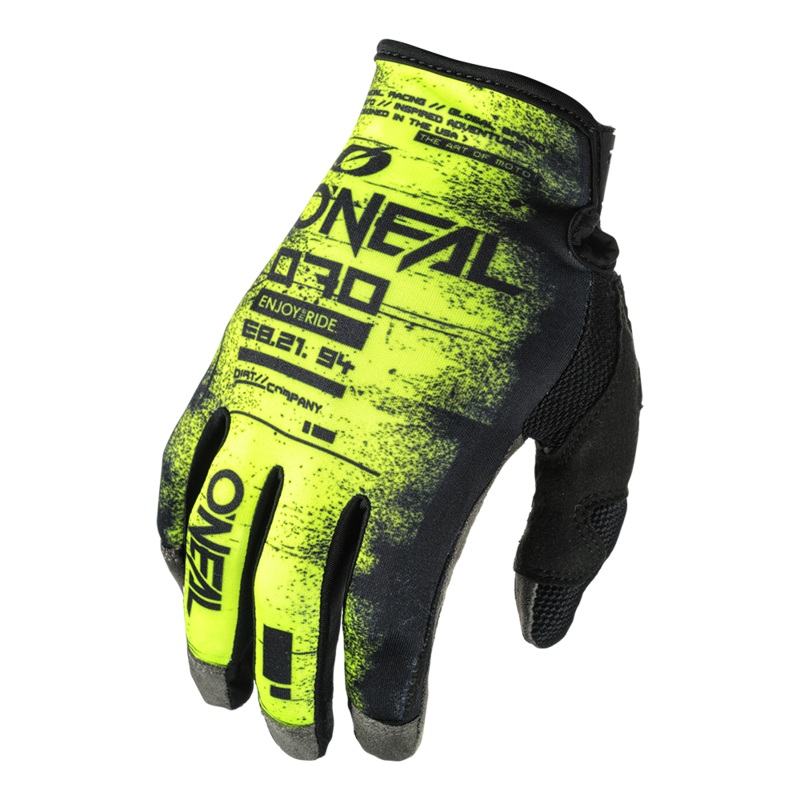 Mayhem Scarz gloves Black/Neon Yellow S