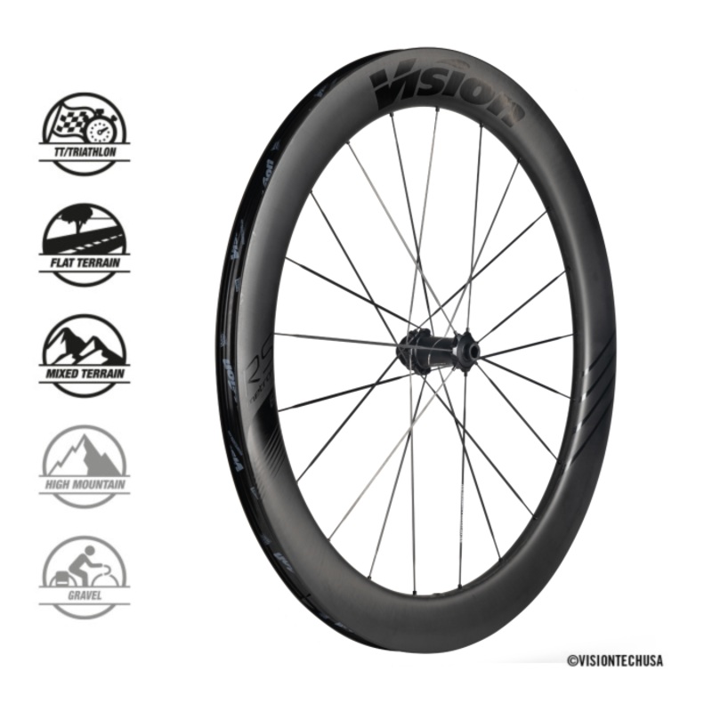 Vision Metron 60 RS SL Disc Brake wheels Shimano