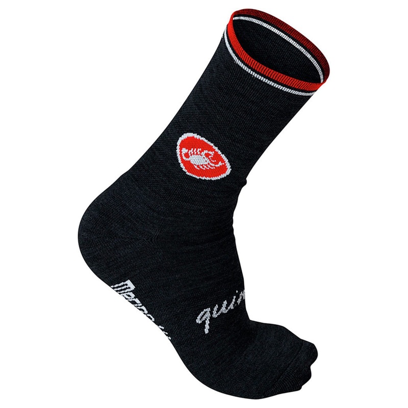 Castelli Calzini Castelli 15 Soft Black S/M