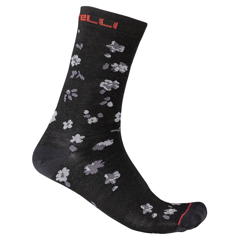 Castelli Calzini Escape 18 Black/Dark Gray S/M