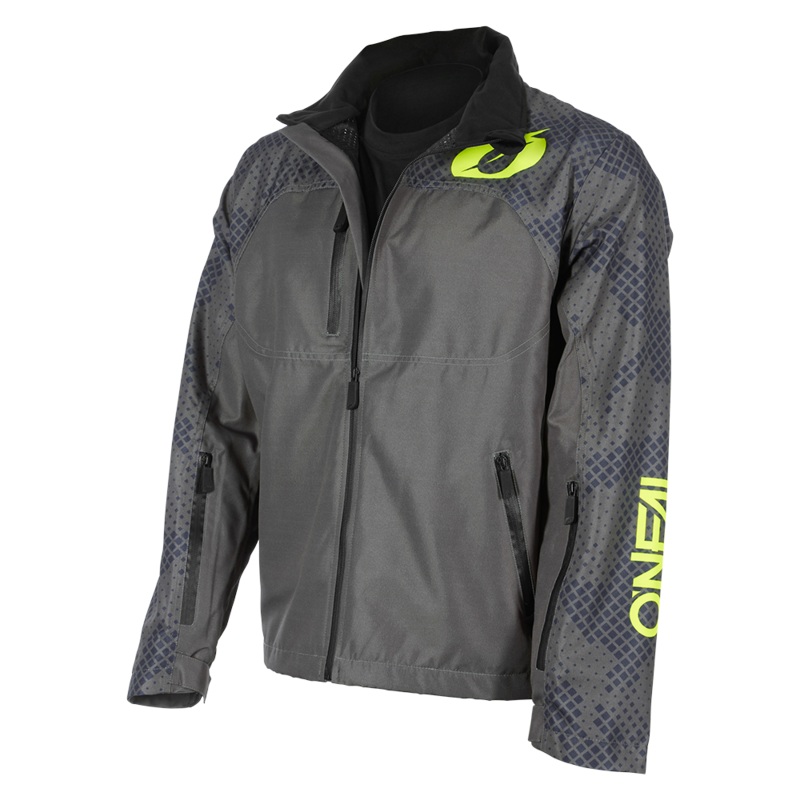 O’Neal Shore Rain Jacket V.22 jacket Gray-Neon Yellow S