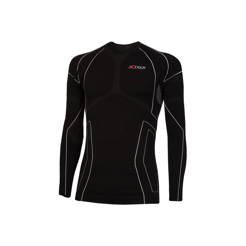 X-tech Long Sleeve Race 3 CHRAMROL Black S/M