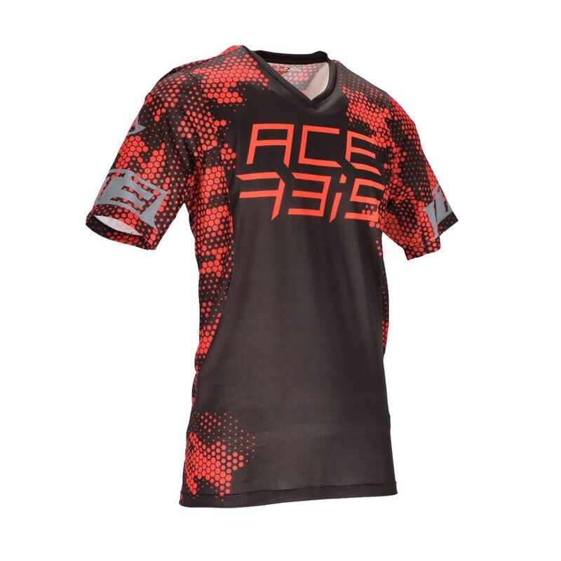 Acerbis Mtb Drakaris shirt Black-Red XL
