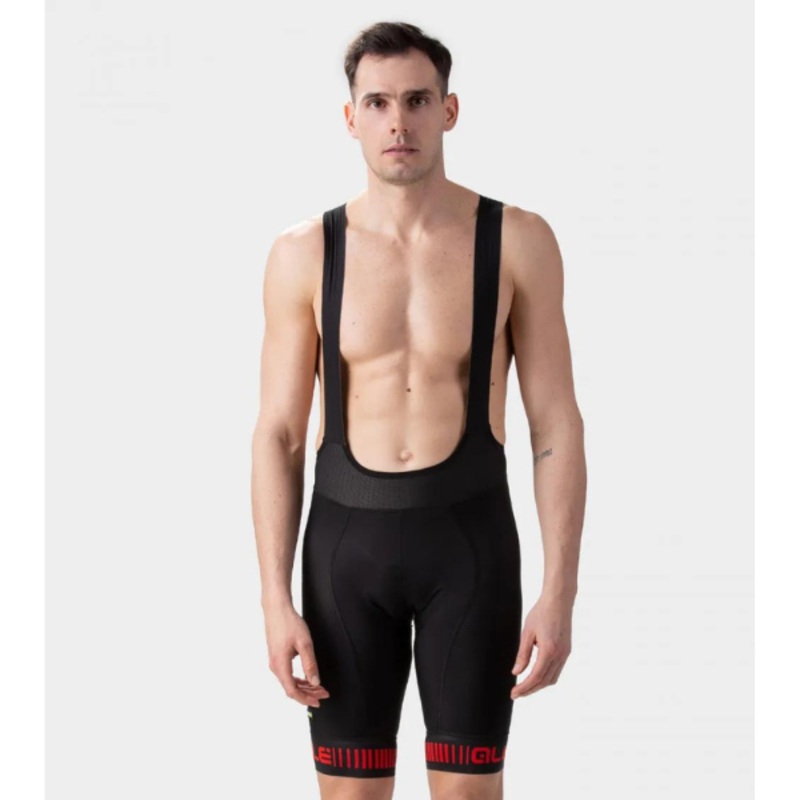 Strada al dungarees Black/red XXXL
