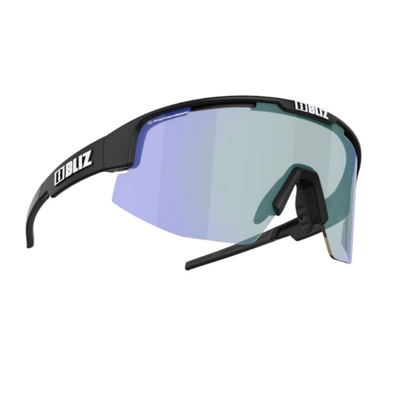 Matrix Nano Bliz Glasses – Photochromatic Opaco black – brown and blue multi -photo blue