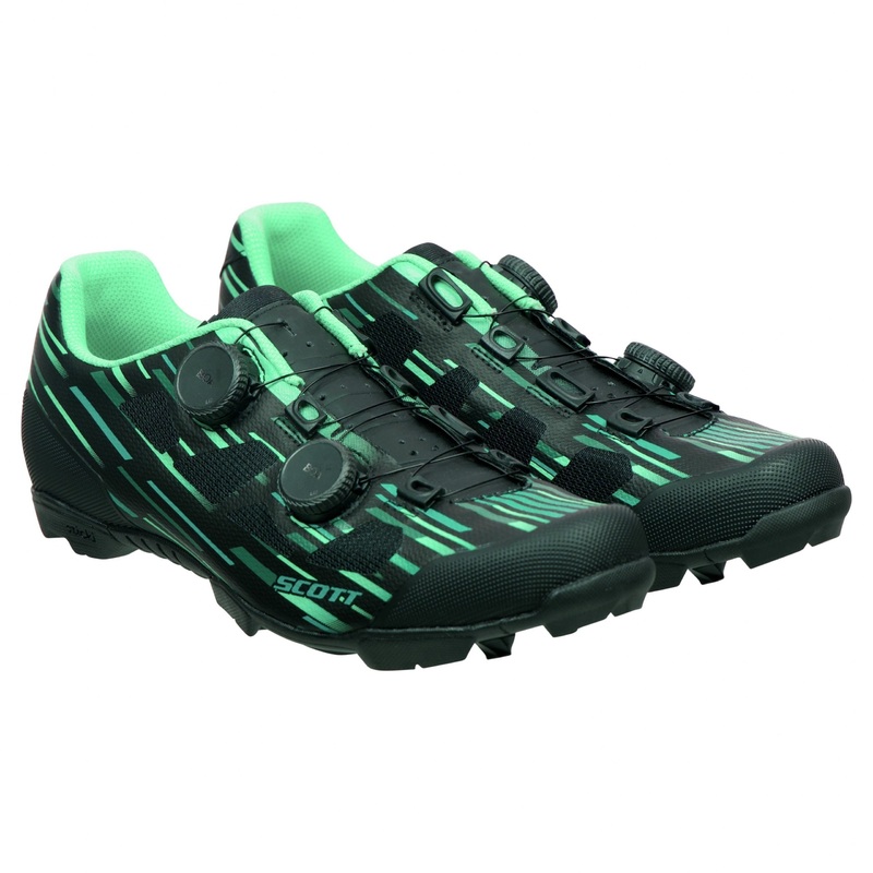 Shoes Scott MTB RC Evo Supersonic Black-Electric Green 47