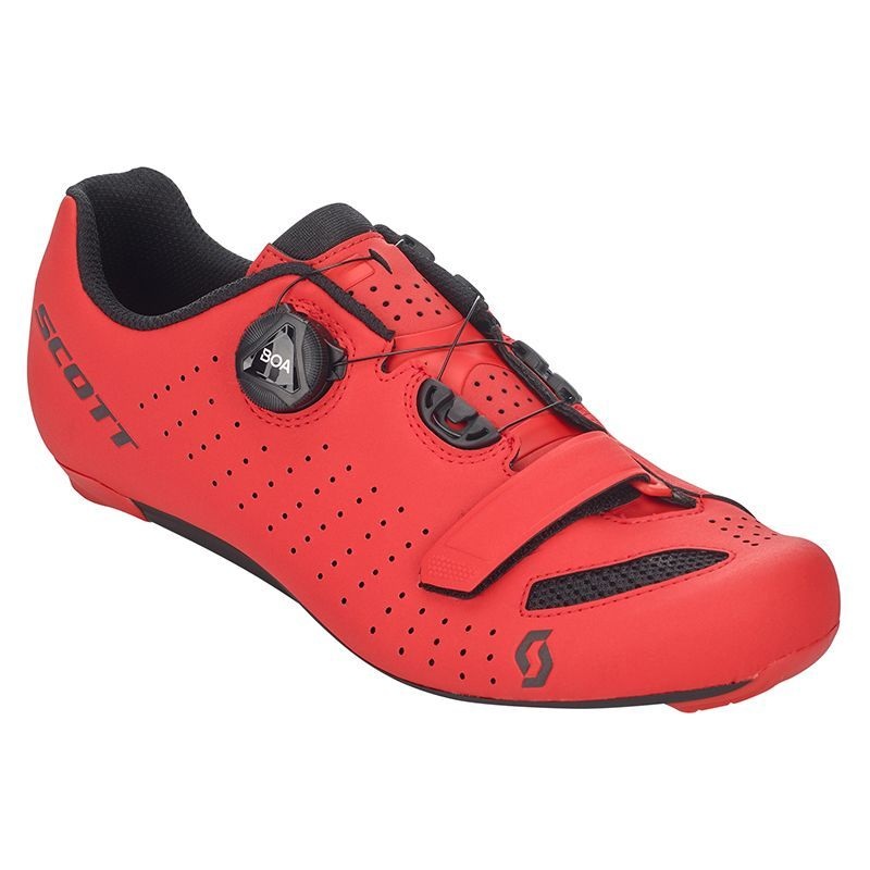 Shoes Scott Road Buer Boa Matt Red – Black 40