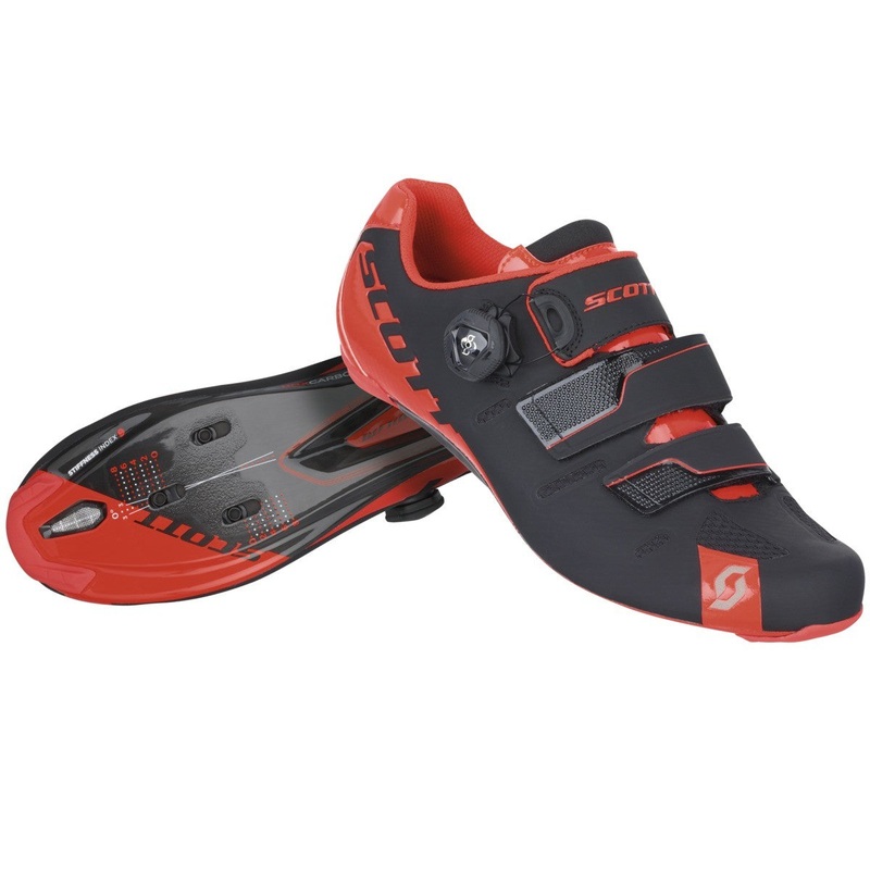 Shoes Scott Road Premium Black Neon-Red Gloss 47