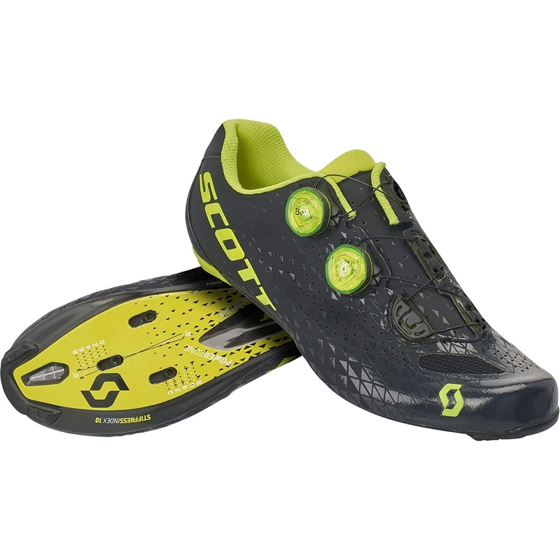 Shoes Scott Road RC Matt Black-Yellow 46