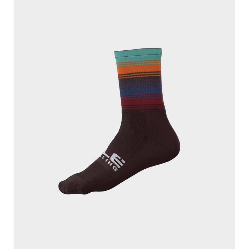Al Q-SKIN 16CM MUD 2023 socks S/36-39 Bordeaux