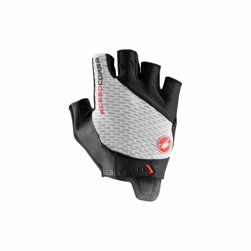 Castelli Rosso Gloves Corsa Pro V 2023 White M