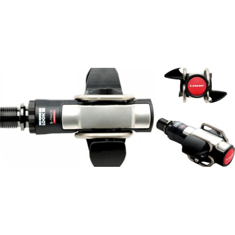 Look pedals S-Track carbon ti ti Black
